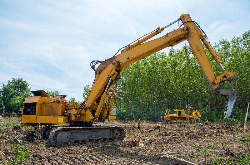 Large Excavator at Work